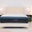 Front view of the Helix Midnight Luxe showcasing its premium hybrid design, plush pillow top, and modern bedroom setup for the Helix Midnight Luxe review