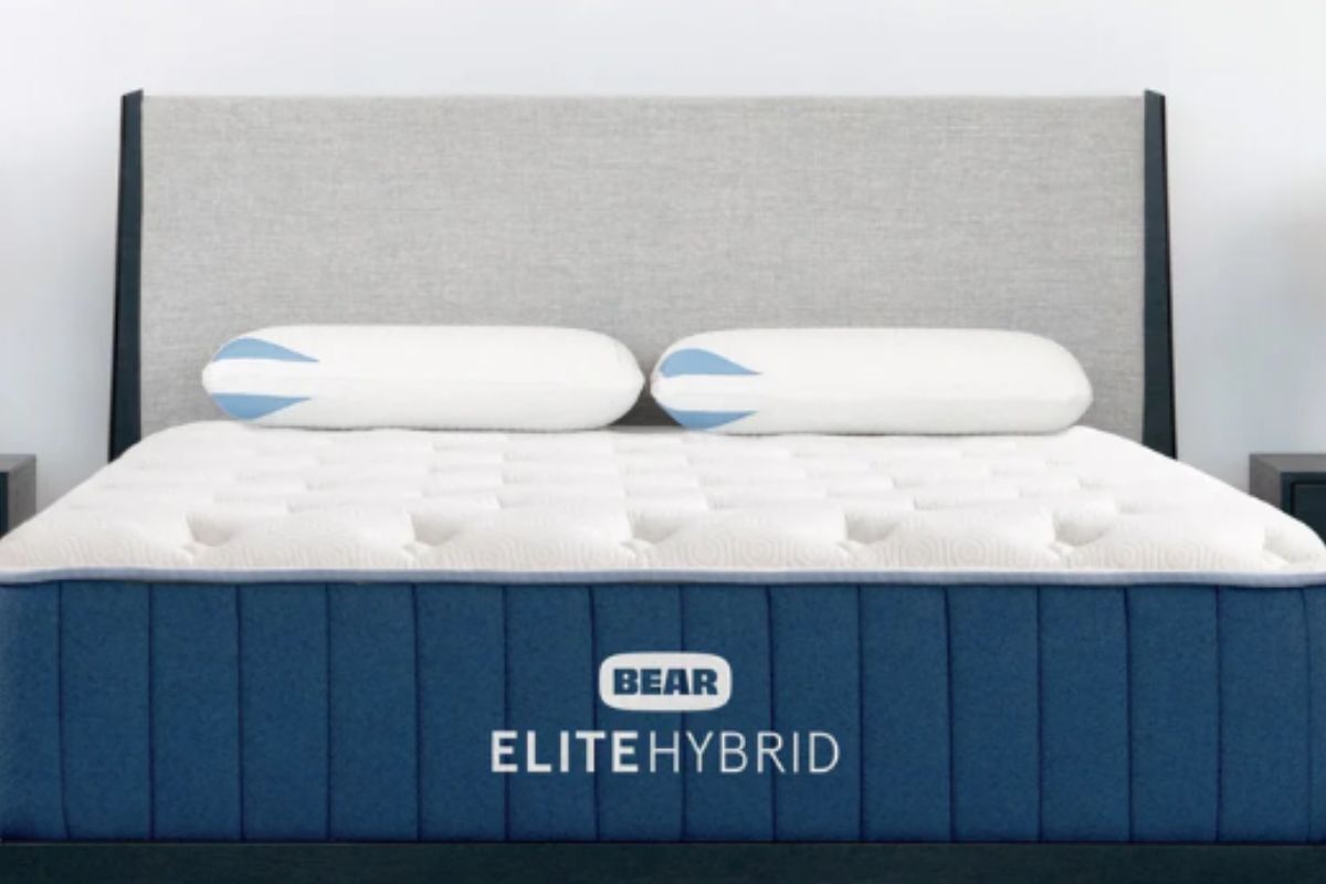 Bear Elite Hybrid mattress product shot showing design, materials, and overall construction quality