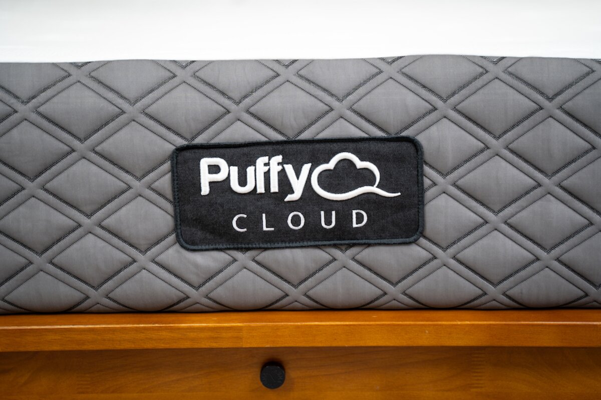 A close up of the Puffy Cloud mattress.