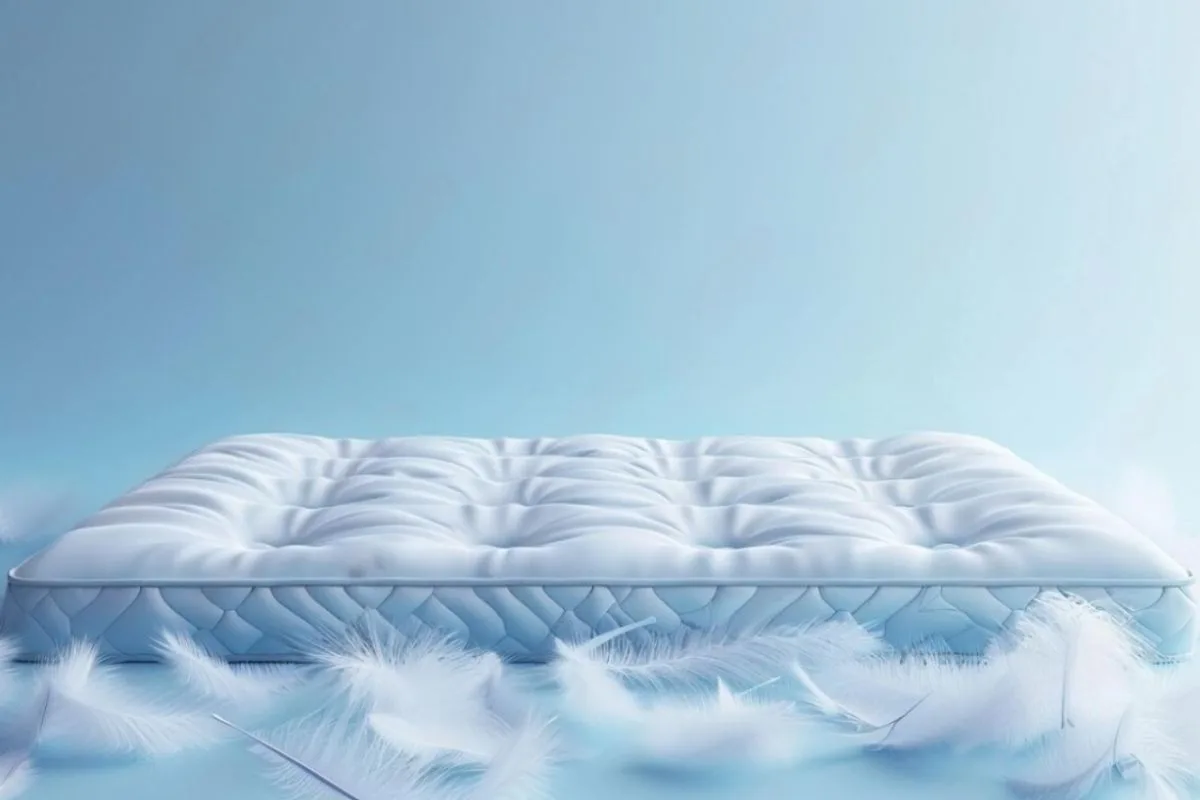 Plush mattress with soft pillow-top surface illustrating the cushioned feel and comfort level of plush mattresses