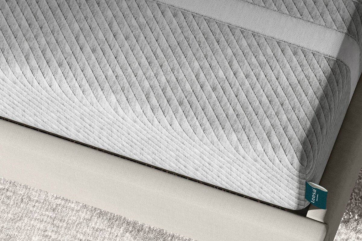 A close up of Leesa Original Mattress.