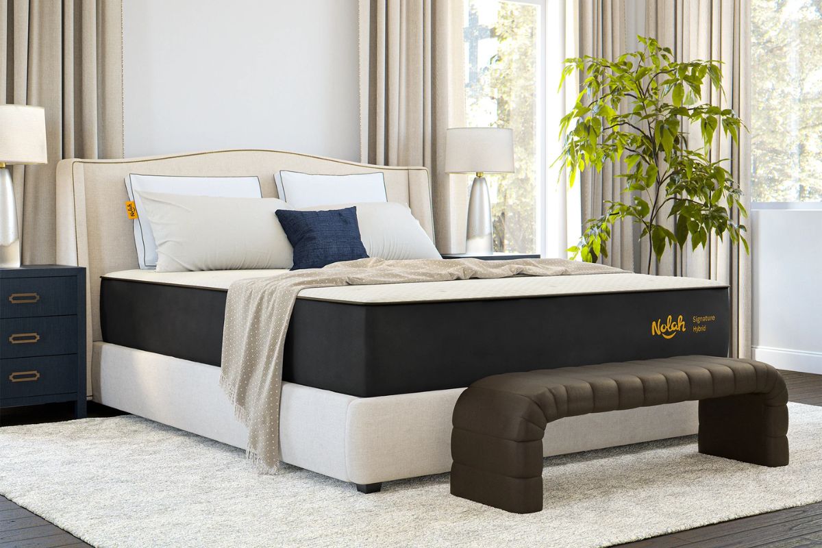 The Nolah Signature 12 in a bedroom.