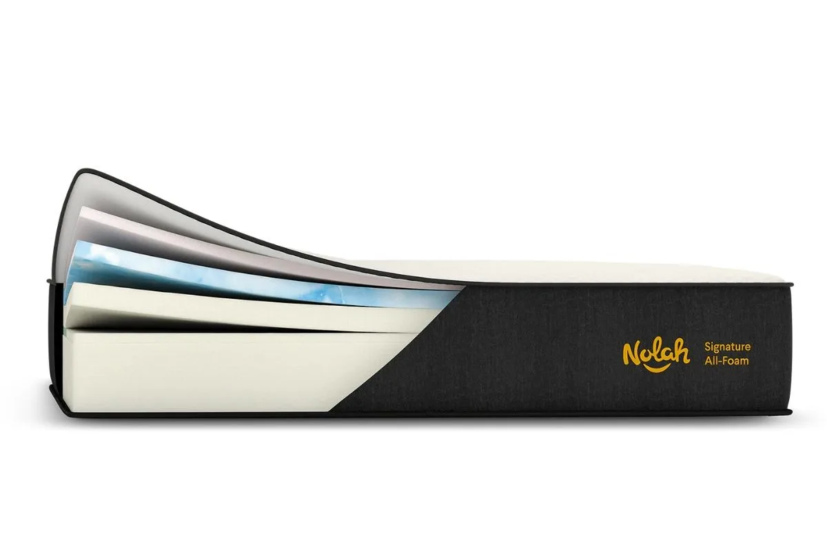 The Nolah Signature 12 all foam layers.