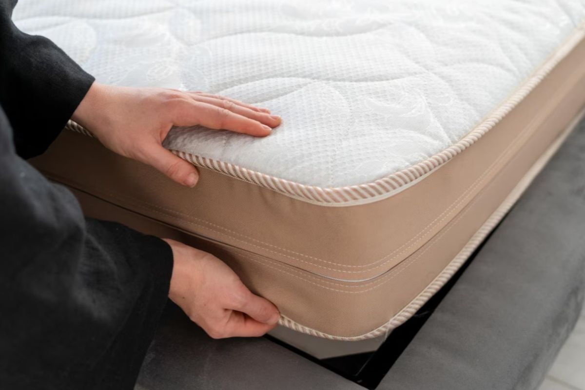 Pillow top mattress design showing the added cushioned top layer that creates extra softness and pressure relief