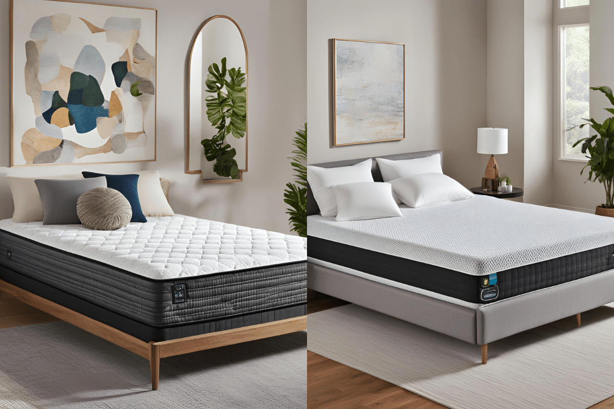 Plush vs Medium Firm Mattress: Which Is Best for Your Sleep? Plush vs medium firm mattress comparison showing differences in cushioning, support levels, and overall sleep feel