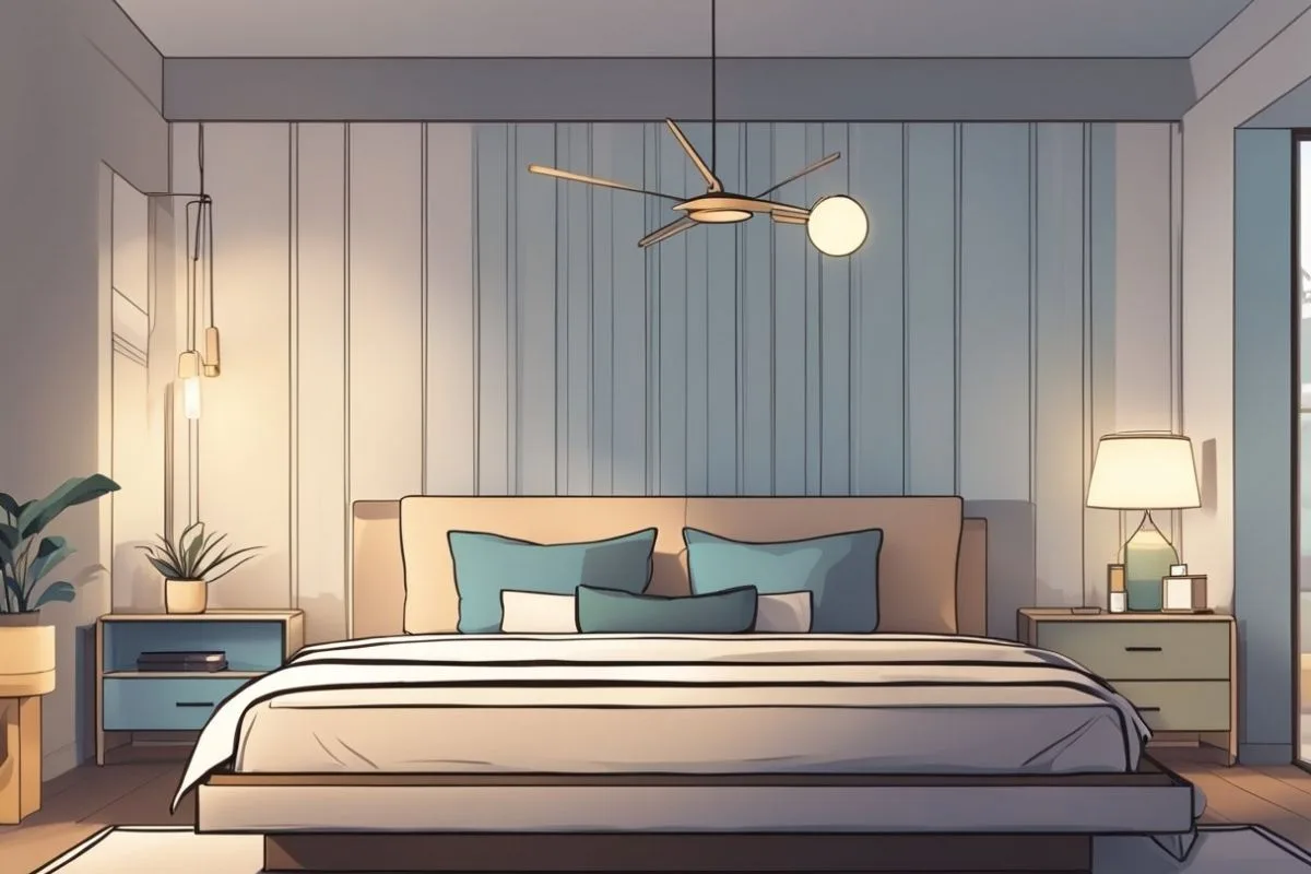 Sleep Hygiene: Expert Recommendations for Better Sleep Quality Peaceful bedroom at night with minimal distractions creating an ideal environment for restful and uninterrupted sleep