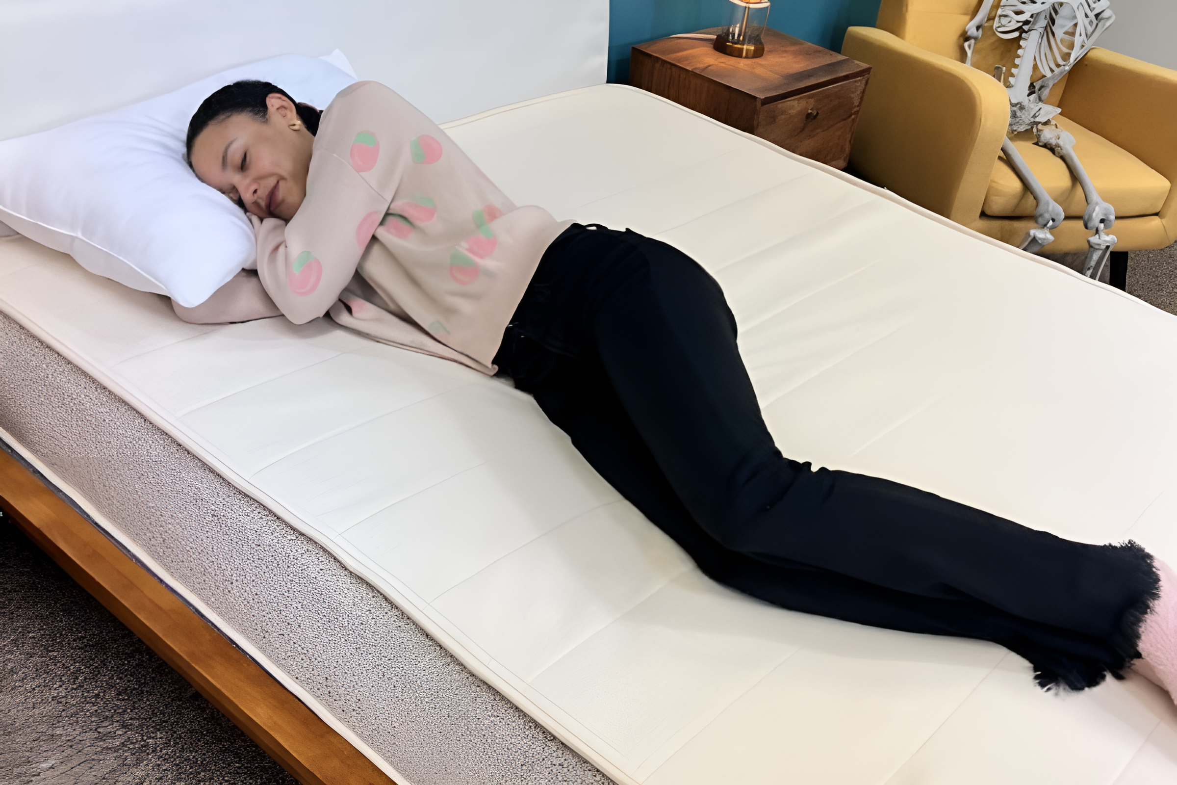 Birch Natural Mattress Sleeping Positions