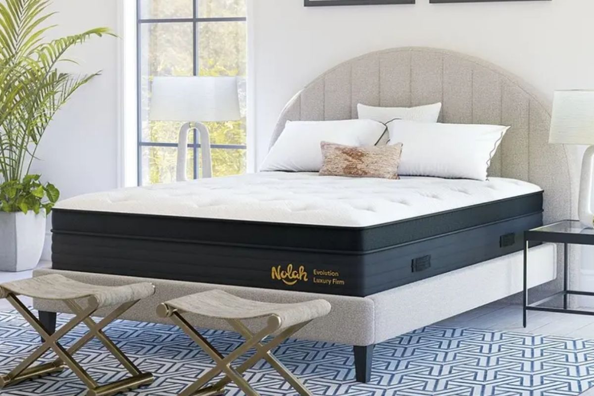 Supportive mattress in a bright bedroom highlighting the connection between sleep comfort and immune system health