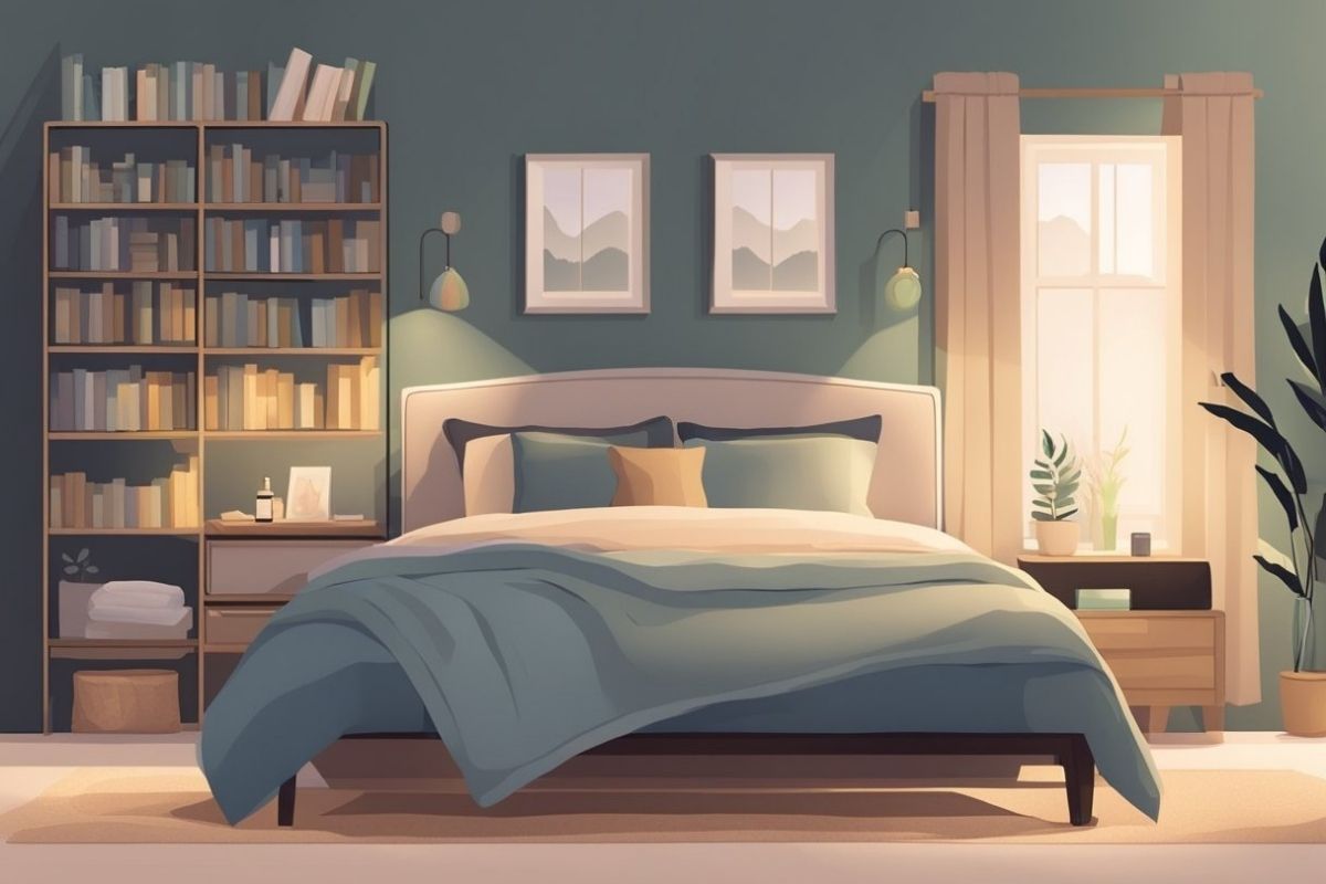 Sleep and Mental Health: How Does Sleep Affect Mental Health Organized bedroom setup promoting consistent sleep habits that can improve mood, focus, and emotional resilience