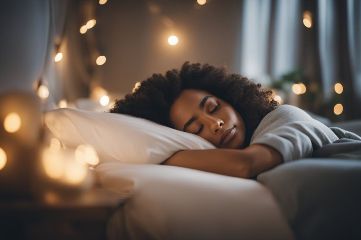 Sleep and Mental Health: How Does Sleep Affect Mental Health Person sleeping peacefully in a calm bedroom, illustrating the connection between quality sleep and emotional well-being