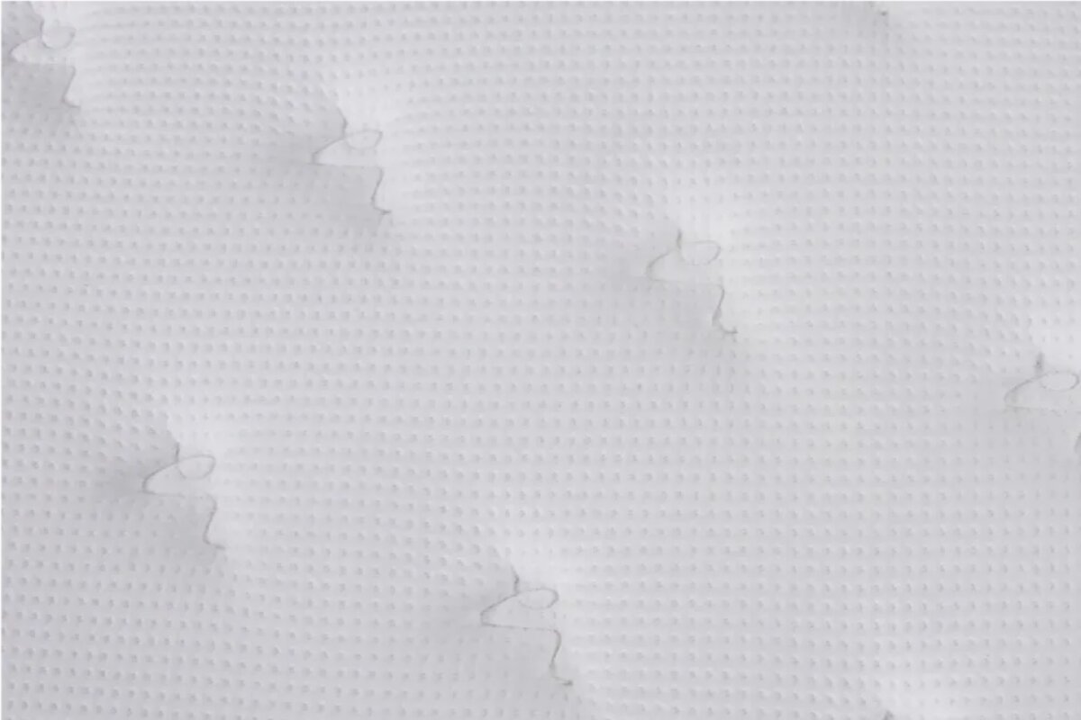 Mattress cover close up.