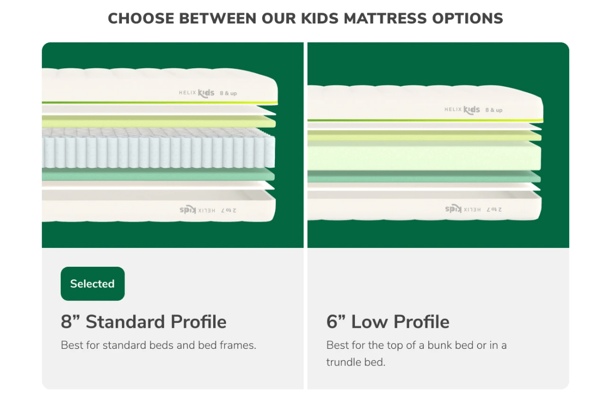 Helix Kids Mattress Quality