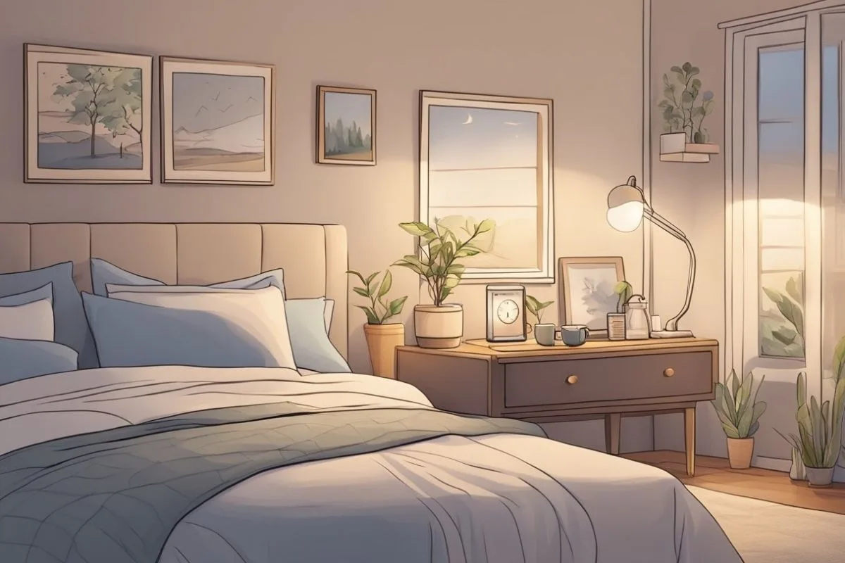 Dementia and Sleep: Understanding the Connection and Improving Rest Comfortable and well-lit bedroom designed to support healthy sleep habits and reduce nighttime confusion in dementia