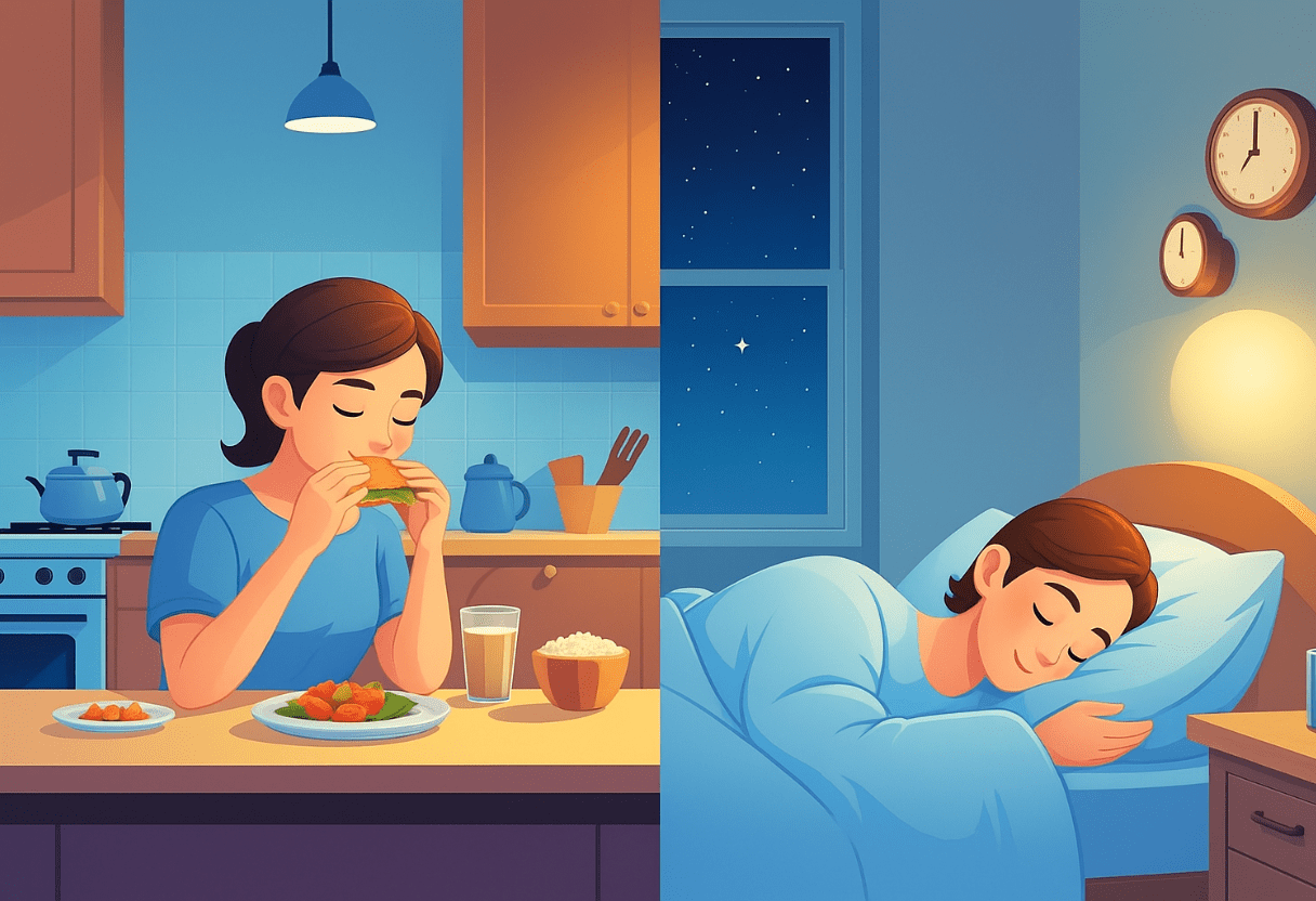 is it bad to eat before bed is it bad to eat before bed