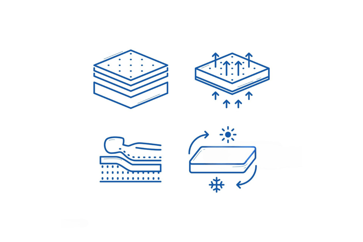 gel memory foam mattress benefits