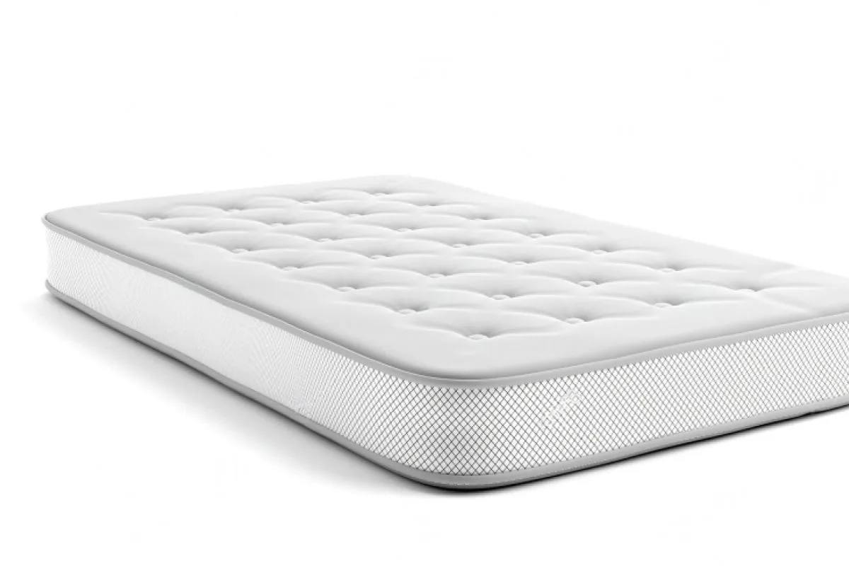 Modern innerspring mattress with a plush quilted surface, representing mattress comfort, support, and overall build quality