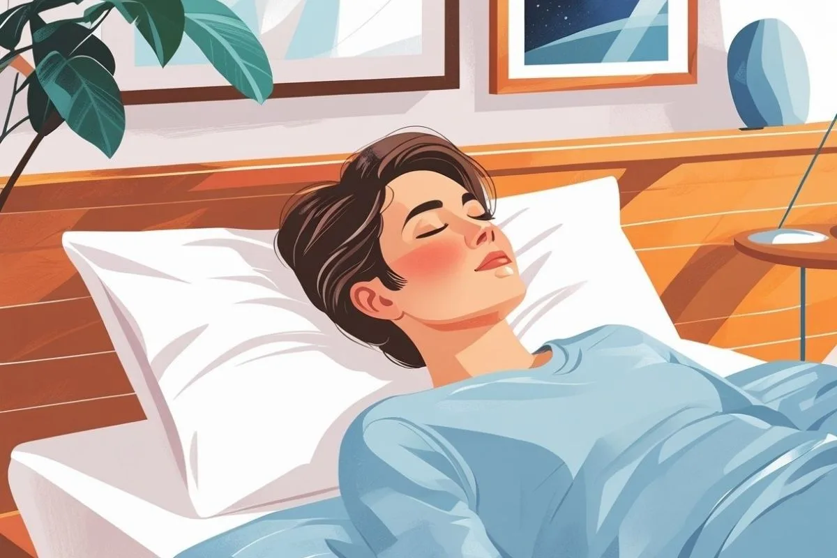 How to Sleep with Post Nasal Drip: Effective Tips for Restful Nights Person sleeping peacefully in bed, representing how proper nighttime habits can help manage post nasal drip and support better rest.
