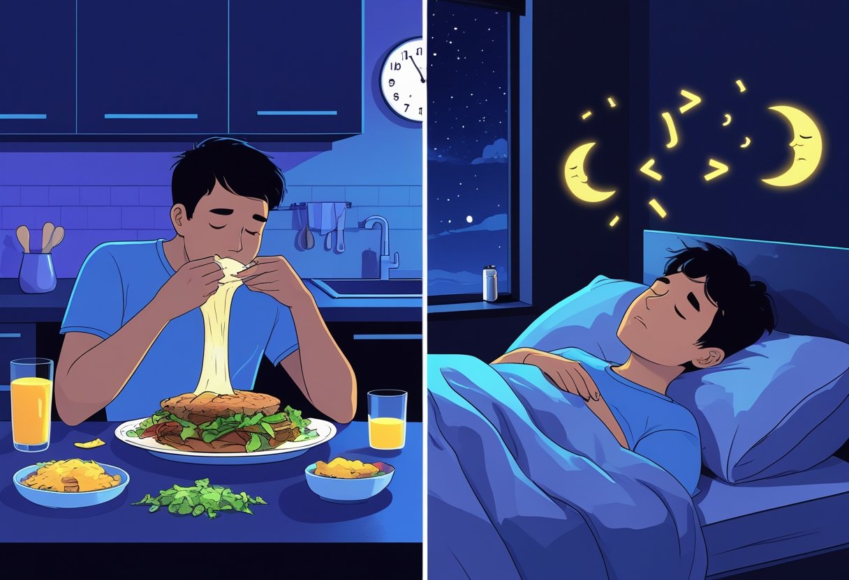 is it bad to eat before bed is it bad to eat before bed