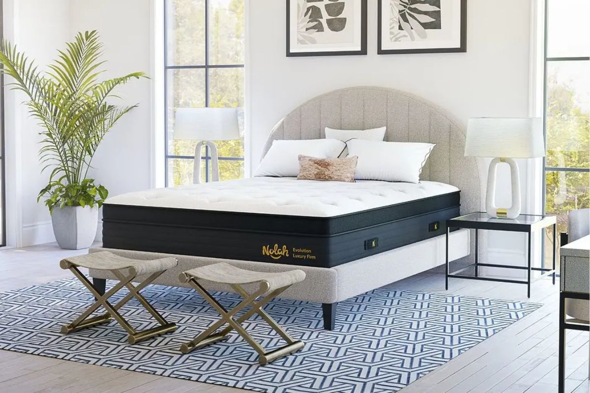 The Nolah Evolution Comfort+ in a bedroom.