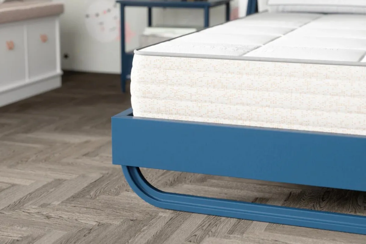 A closeup of Nolah Nurture Kids Mattress.