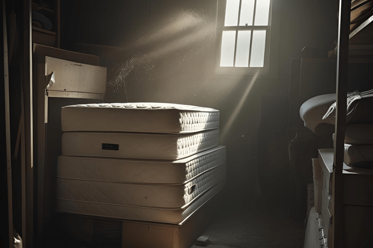 storing memory foam mattress
