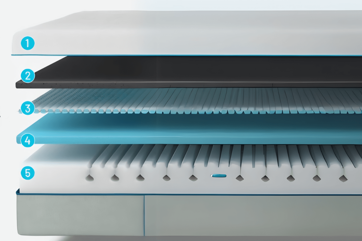Simba Hybrid Luxe Mattress - Materials Used