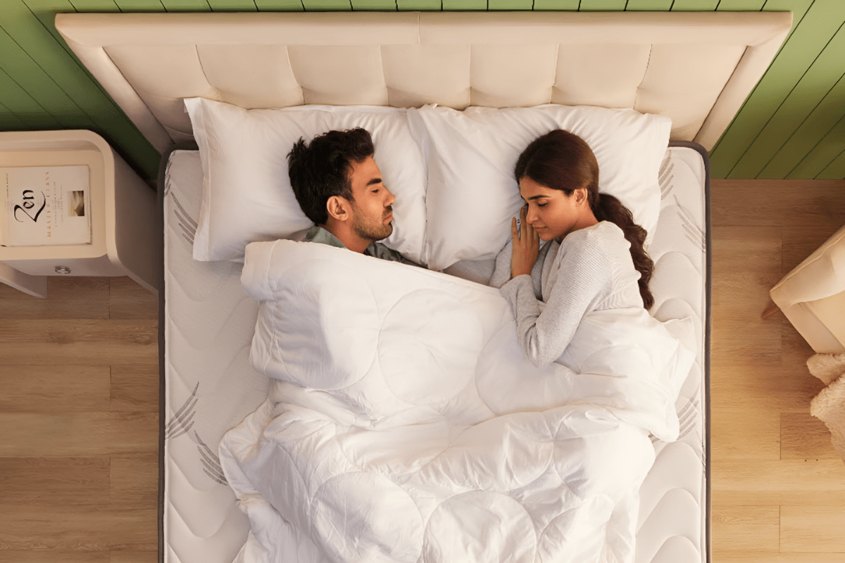 Wakefit Elevate Pocket Spring Mattress with Memory Foam - Couples Suitability