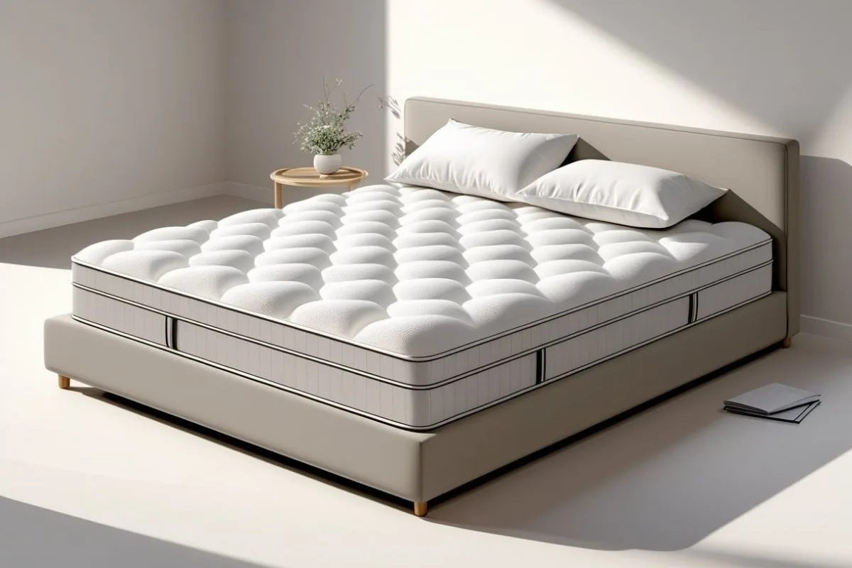 Best Position to Sleep for Back Pain: Improve Your Back Support Supportive mattress designed to keep the spine aligned and evenly distribute body weight for better back pain relief during sleep