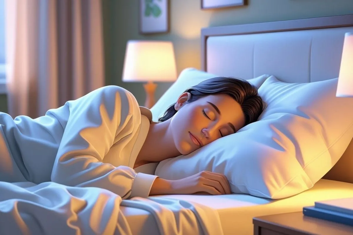 How to Stop Snoring: Effective Remedies and Solutions Person sleeping peacefully on a supportive pillow, highlighting the importance of proper head and neck alignment for reducing snoring