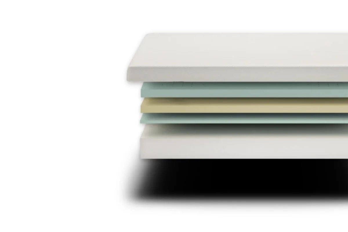 Layered foam construction of the Nolah Signature 12 mattress, highlighting the materials sleepers evaluate for comfort and support during the trial period