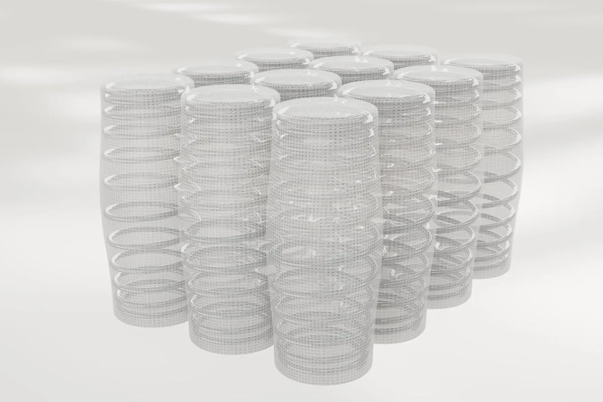 Panda Hybrid Bamboo Mattress Pro's springs.
