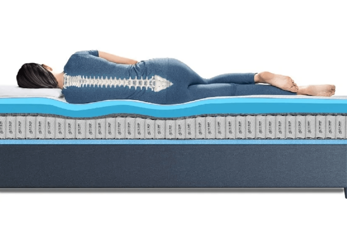 TSC SmartGRID Ortho Hybrid Mattress Sinkage