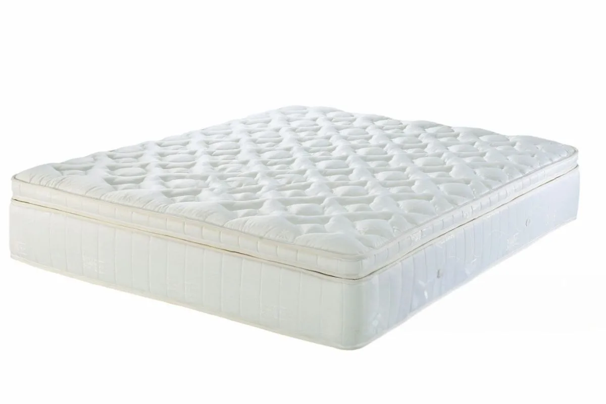 What Does a Latex Mattress Feel Like? Plush latex mattress with a quilted comfort layer, illustrating the cushioned yet responsive feel of a latex mattress