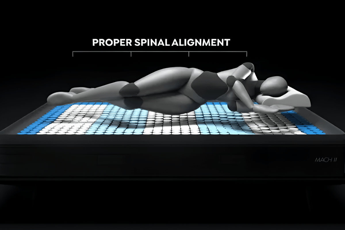 Sleeping Duck Mach II Mattress - Sleeping Positions