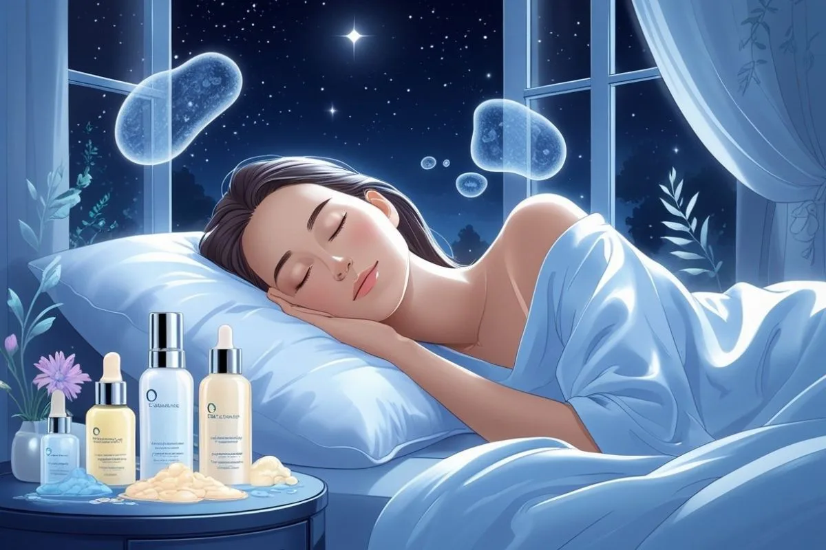 Beauty Sleep: How Rest Can Transform Your Skin and Well-Being Beauty sleep routine featuring nighttime skincare products that support healthy skin while sleeping