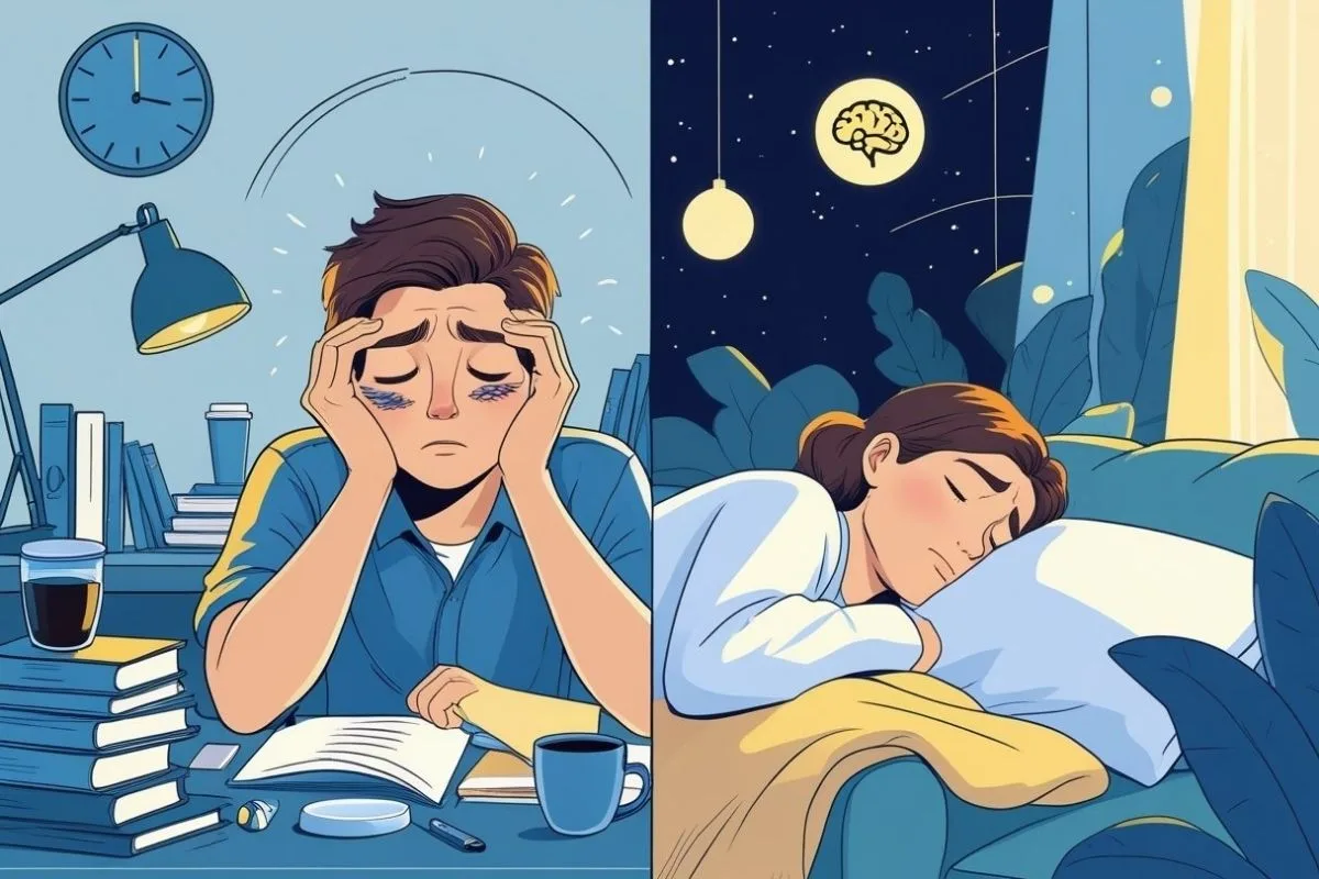 How Long Should a Nap Be? Optimal Nap Durations Explained Comparison of sleep deprivation and a refreshing nap illustrating the benefits of optimal nap duration