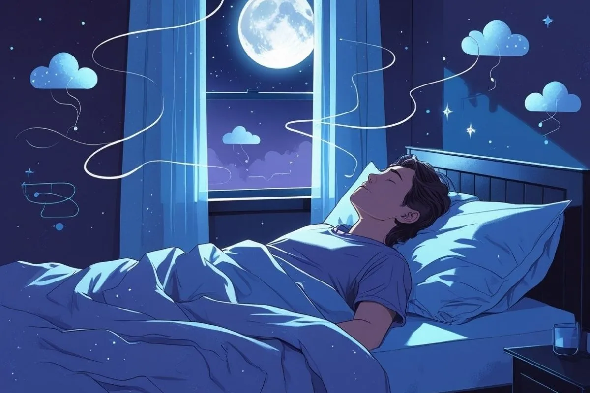 How to Fall Asleep Fast: Expert Tips and Techniques for Better Sleep Person resting comfortably in bed with a calm nighttime setting that supports faster sleep onset