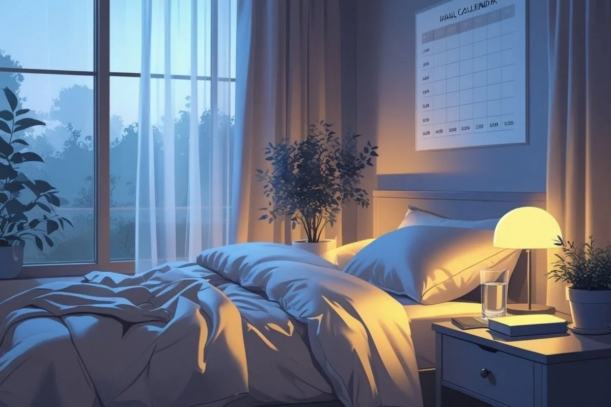 How to Fix Your Sleep Schedule: Effective Strategies for Better Rest Calm bedroom setup designed for restful sleep, showing how a relaxing sleep environment supports better sleep patterns