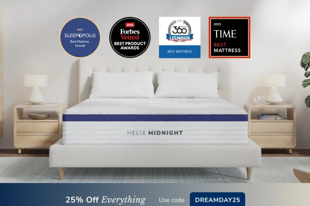 How to Sleep with Herniated Disc: Best Positions and Tips Helix Midnight mattress recommended for pressure relief and spinal support for people with a herniated disc