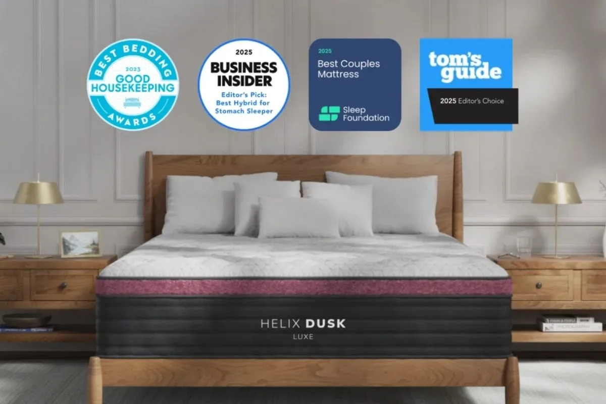 How to Sleep with UTI Discomfort: Effective Nighttime Relief Tips Helix Dusk Luxe mattress providing supportive comfort for better sleep while recovering from uti discomfort