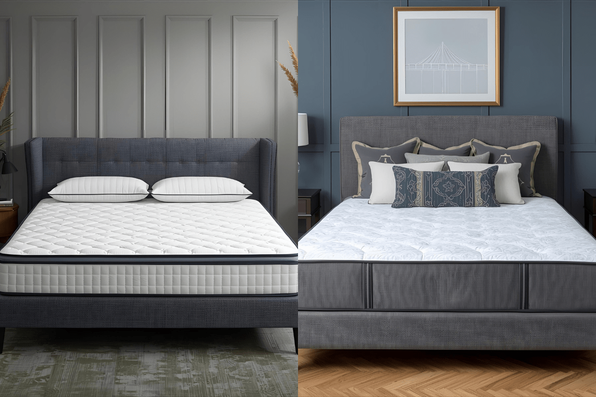 latex and memory foam