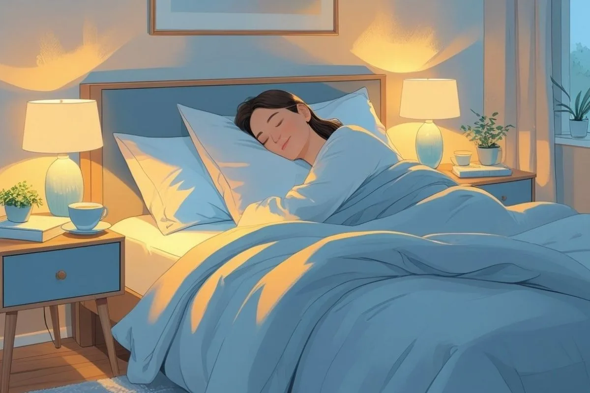 Rest and Sleep: Understanding Their Differences and Health Benefits Woman resting comfortably in bed illustrating how sleep supports physical and mental recovery