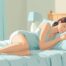 sleep position for period cramps