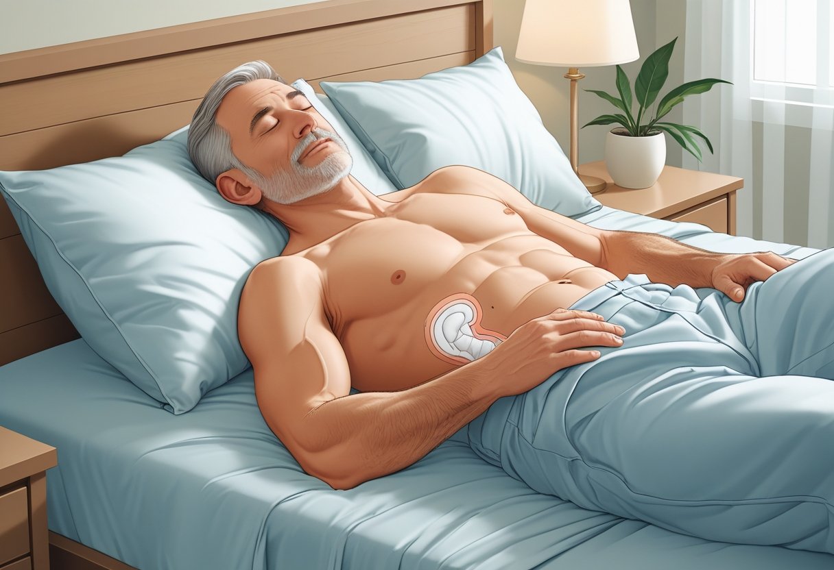 sleep with enlarged prostate