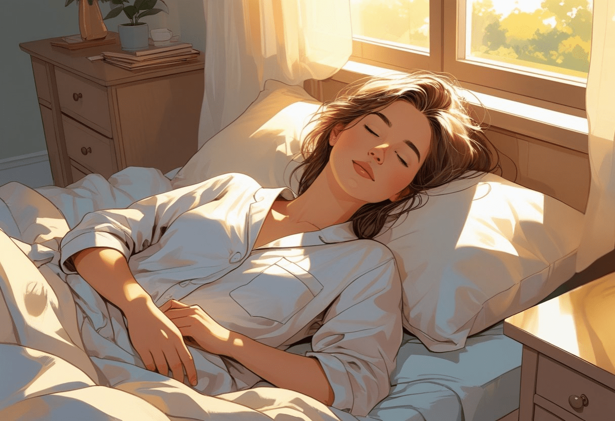 sleeping late and waking up early