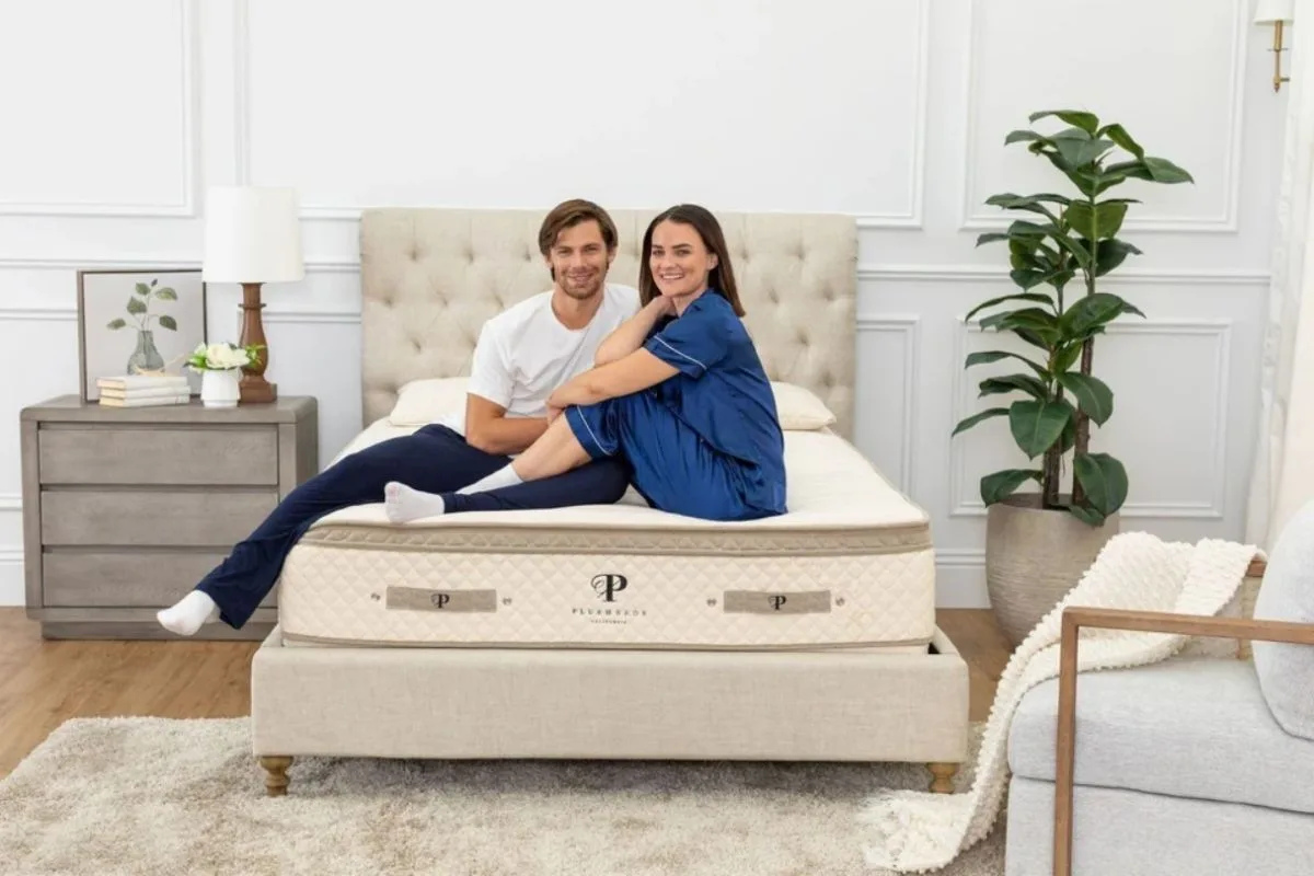 Waking Up Too Early: Causes, Effects, and Solutions for Better Sleep PlushBeds Luxury Bliss Hybrid Latex Mattress providing supportive comfort to help promote uninterrupted sleep and reduce early morning awakenings