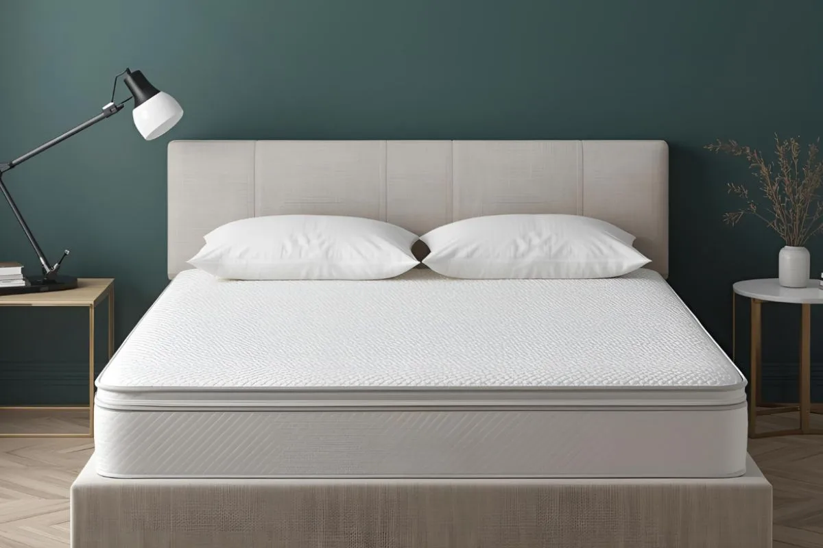 Why Buy a Latex Mattress? Latex mattress displayed in a modern bedroom, highlighting the supportive and durable sleep surface that attracts many latex mattress buyers