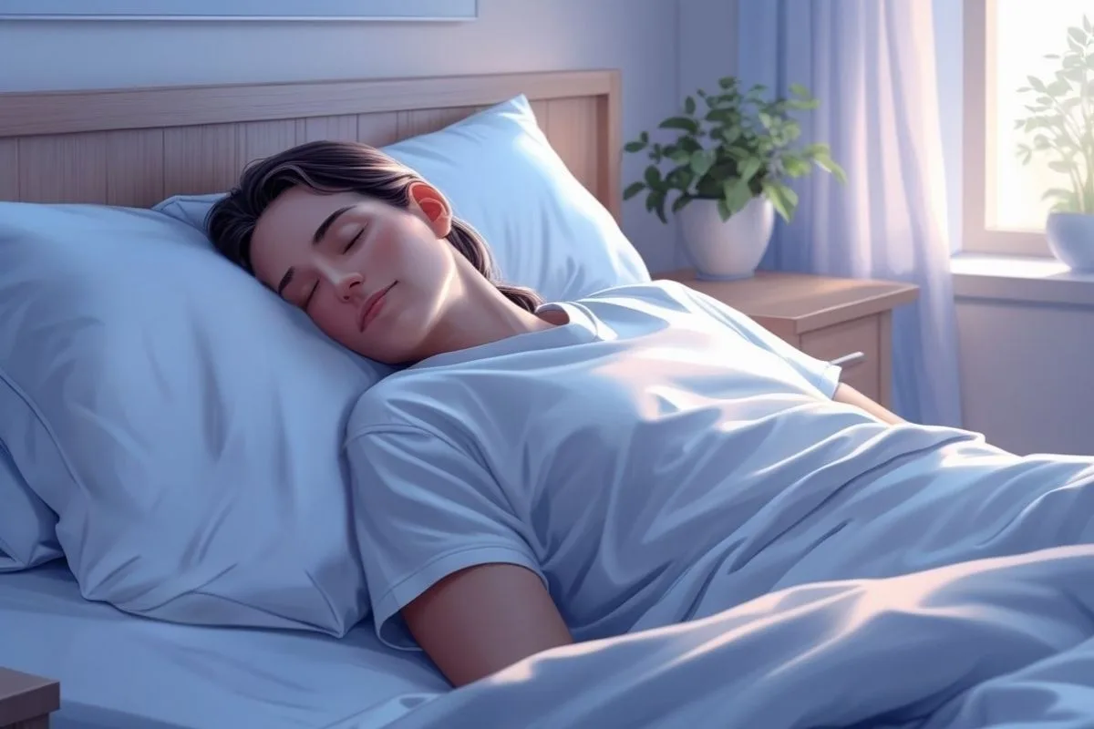 Can Lack of Sleep Cause High Cholesterol? Understanding the Connection Person sleeping peacefully to illustrate the importance of quality sleep for maintaining healthy cholesterol levels