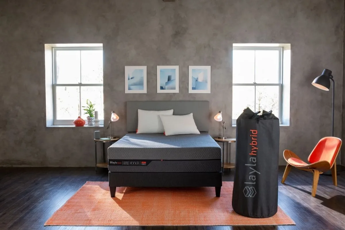 Can Lack of Sleep Cause High Cholesterol? Understanding the Connection Layla Hybrid mattress promoting comfortable, supportive sleep that may help improve overall sleep quality and heart health