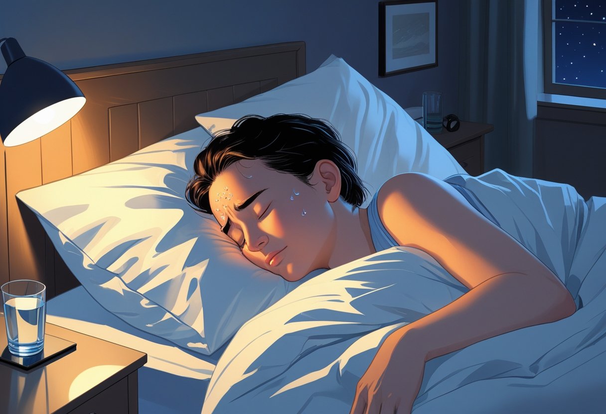 sweating while sleeping sweating while sleeping